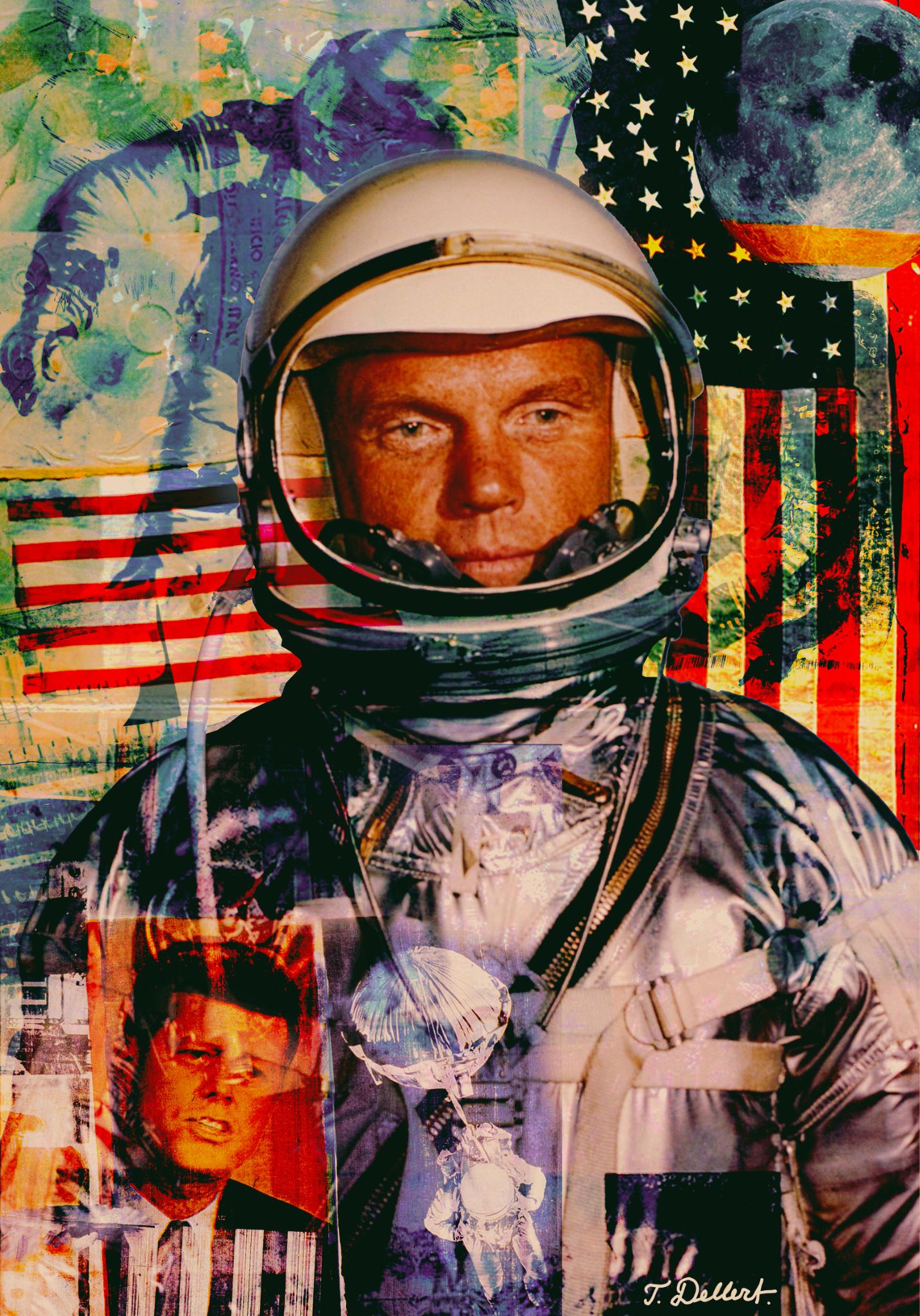 Small. John Glenn Space Hero